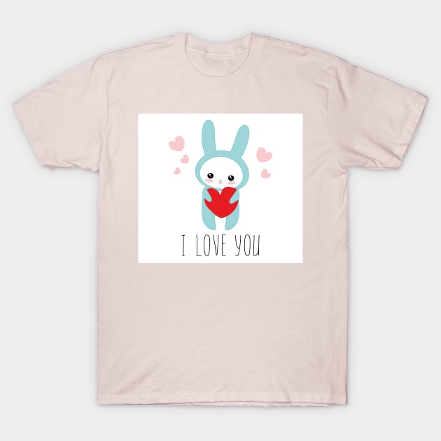 I love you cute T-shirt T-Shirt by AllThingsCool